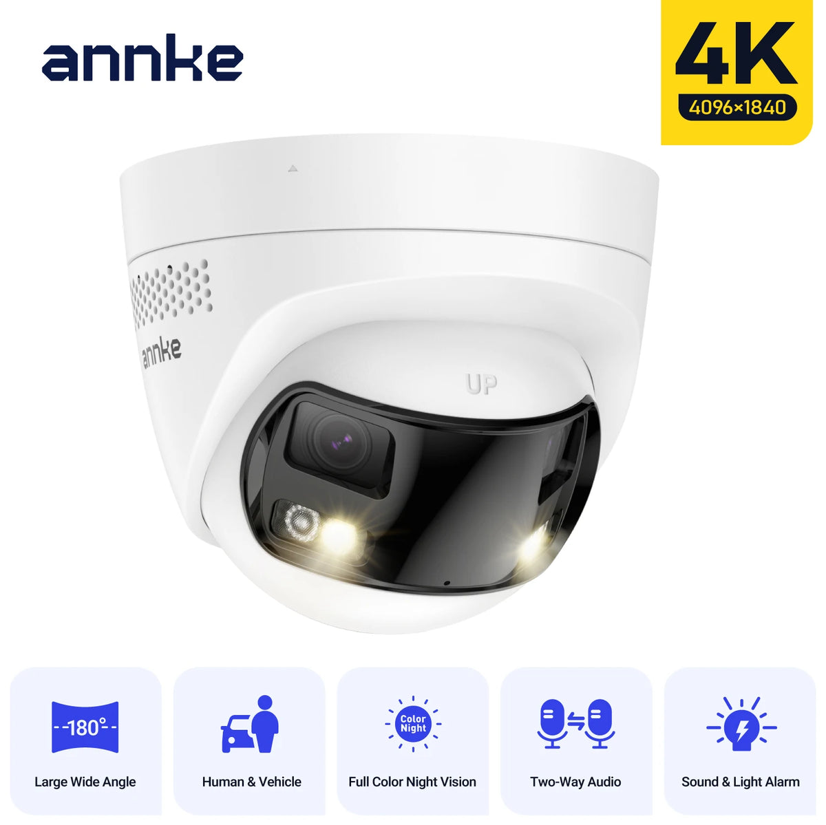 ANNKE FCD800 8MP Panoramic Dual Lens Security Camera