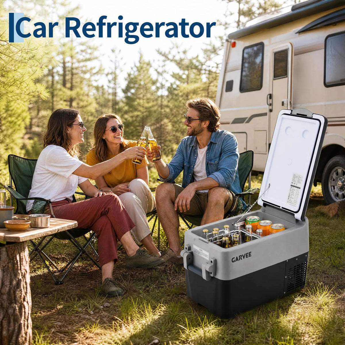 Studyset Portable Dual Zone Car Refrigerator