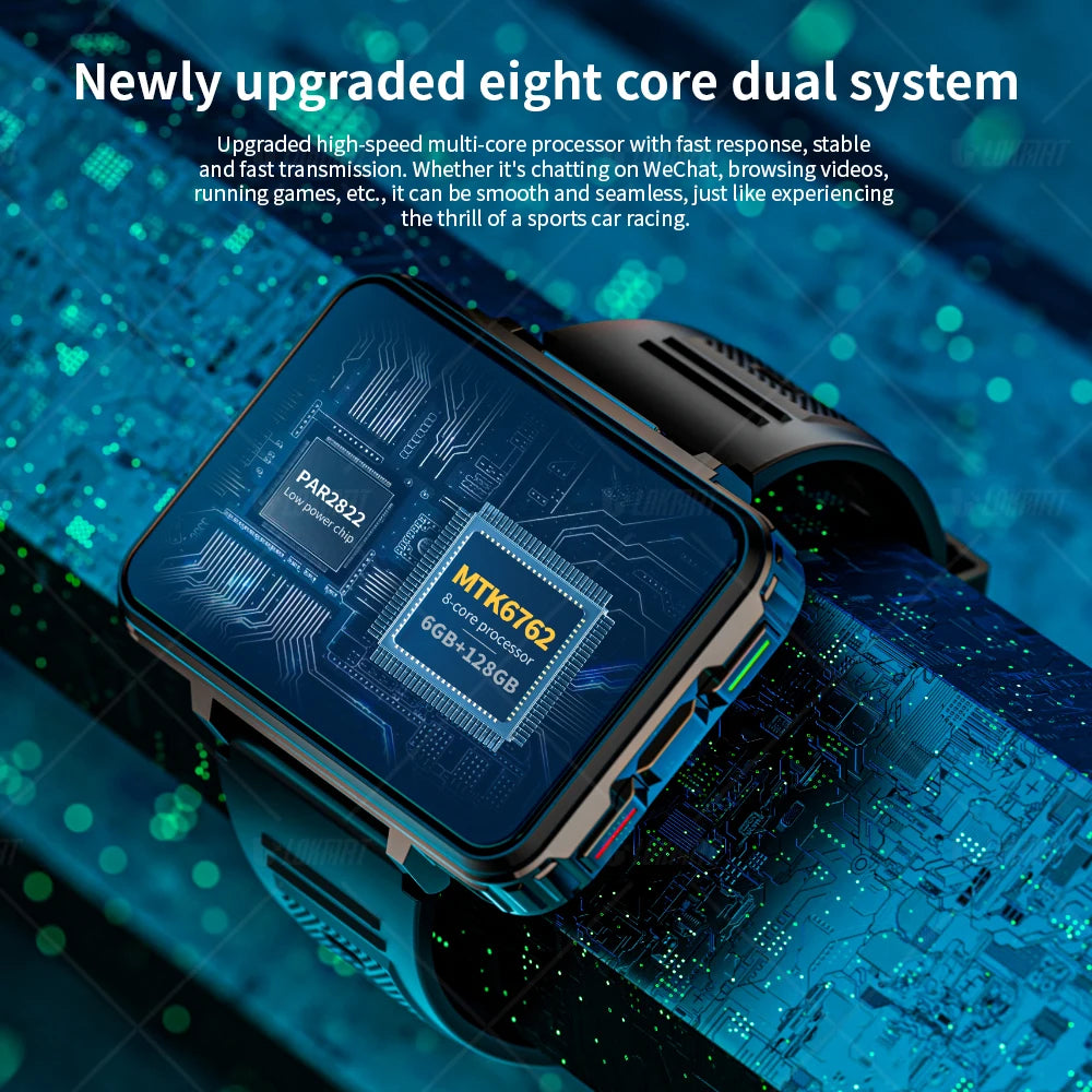LOKMAT Android 4G Smartwatch Phone With Dual Cameras