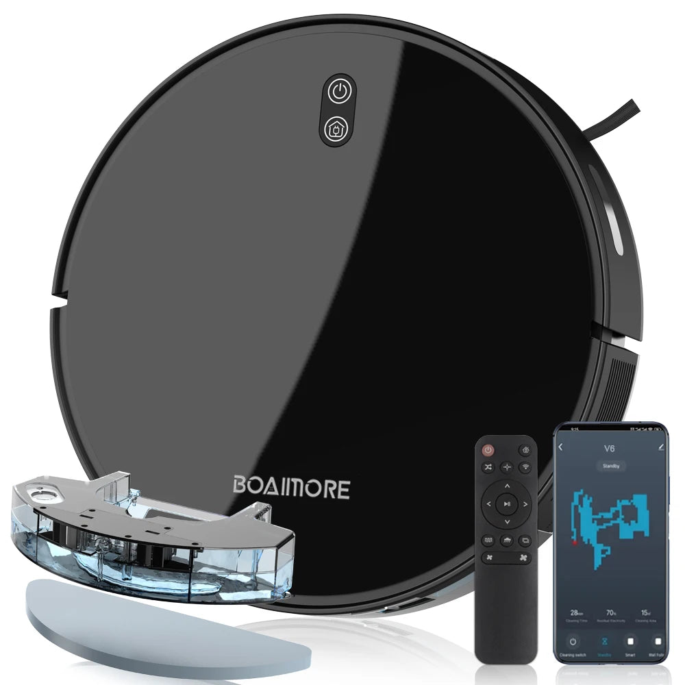 BOAIMORE Robot Vacuum And Mop With Smart Mapping