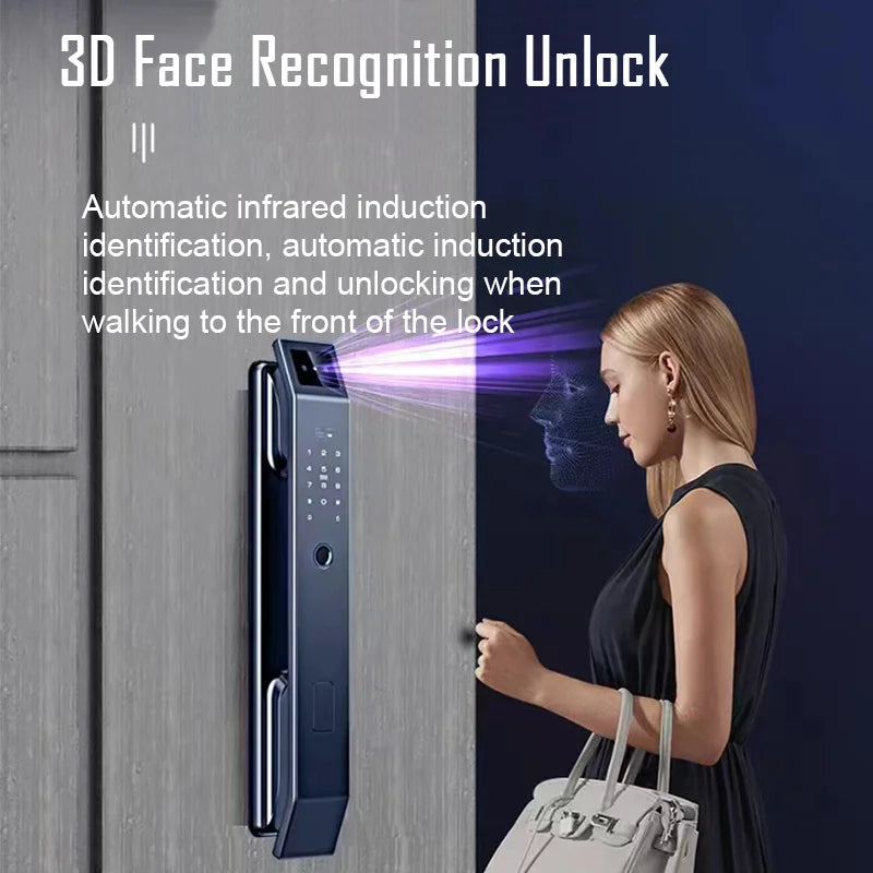 YKESDL 3D Face Recognition Smart Door Lock