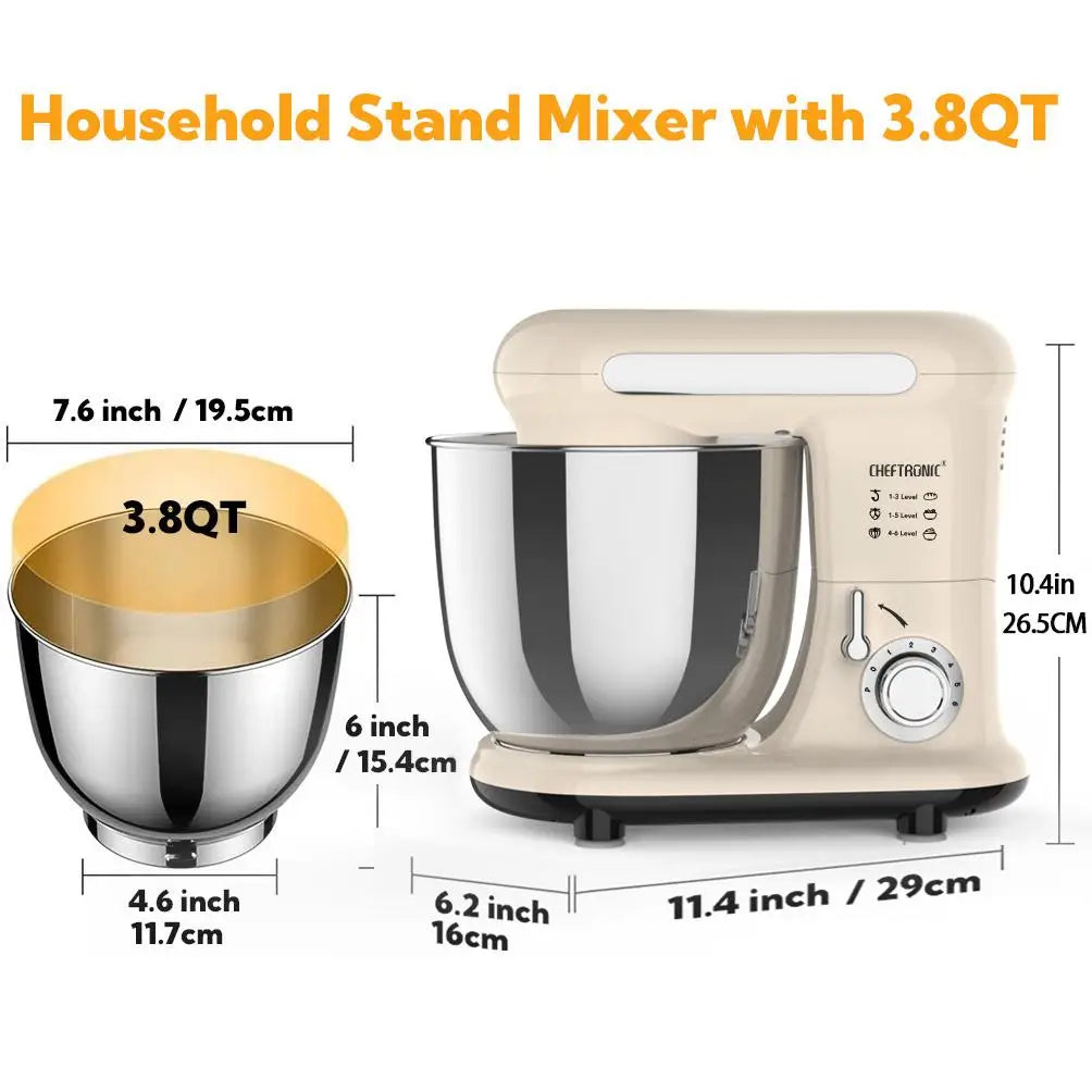 Cheftronic Tilt Head Electric Stand Mixer