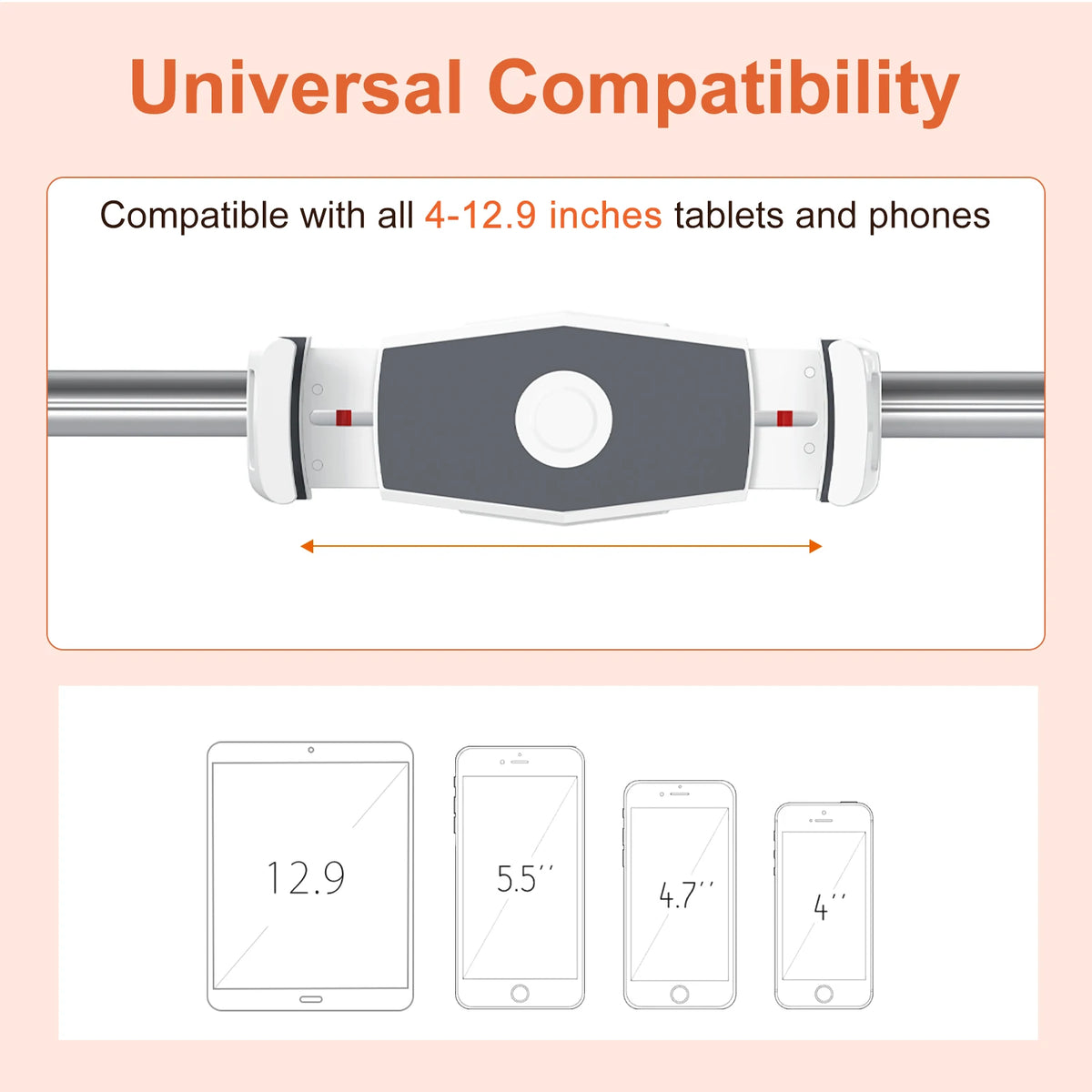 Oatsbasf Foldable Height Adjustable Phone And Tablet Stand