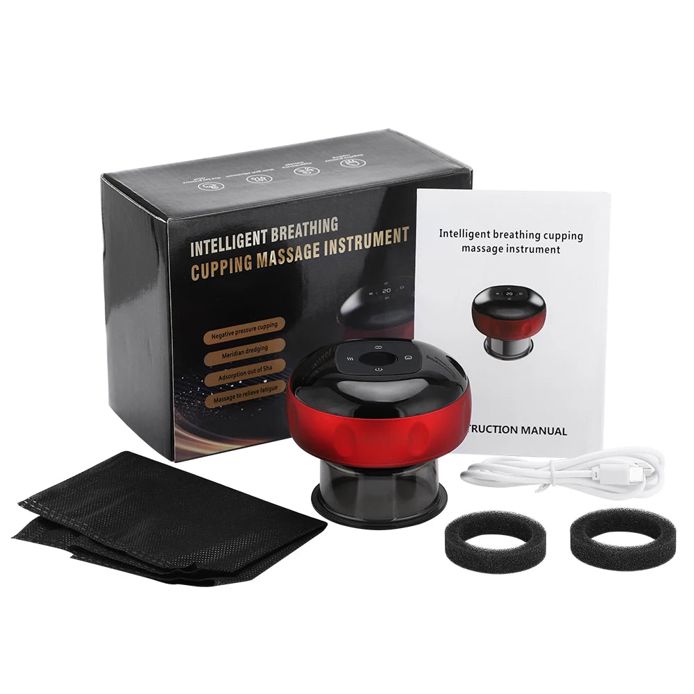 Intelligent Vacuum Cupping Massager With Adjustable Heat