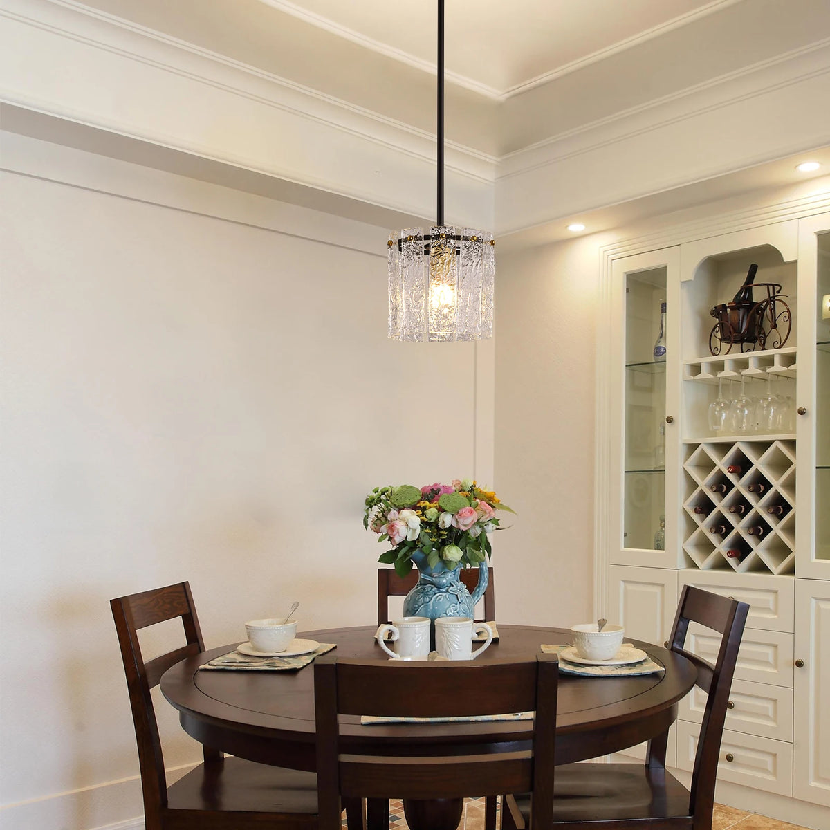 GreeLustr Crystal Glass Pendant Ceiling Light