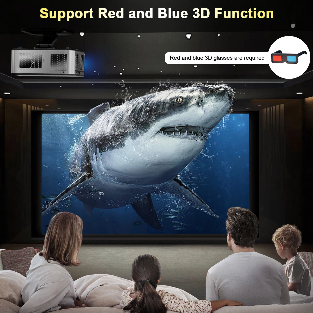 Horlat Wireless Smart Home Theater Projector