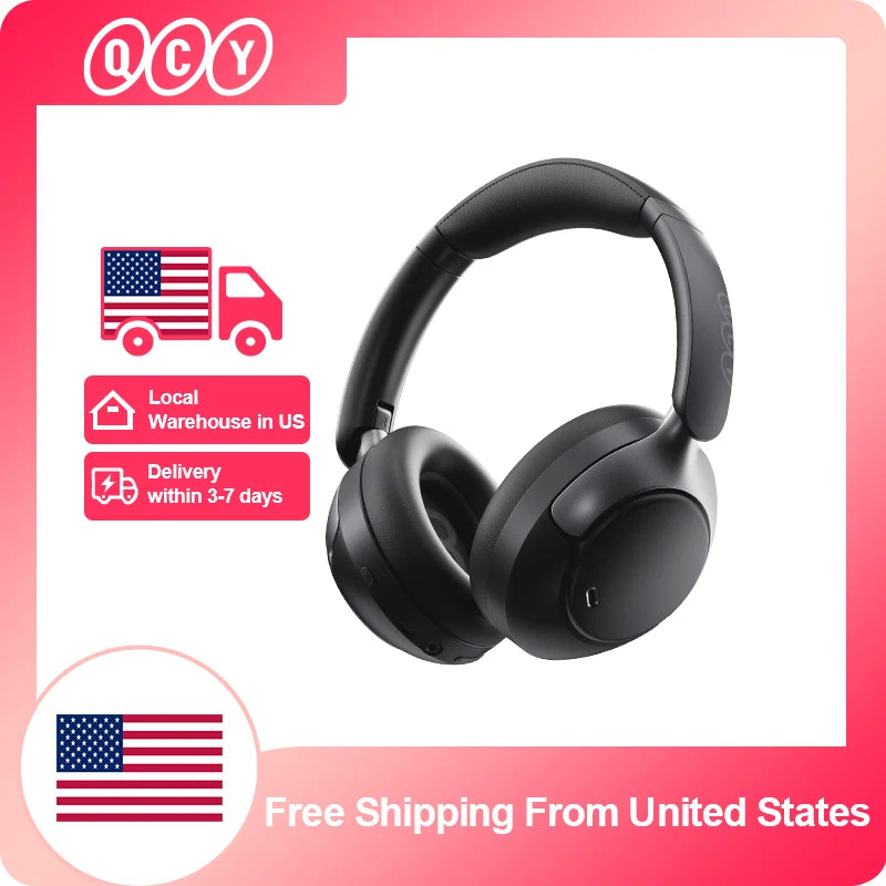QCY H3 Pro Wireless Active Noise Cancelling Headphones