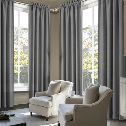 Sabalanica Light Filtering Polyester Window Curtains