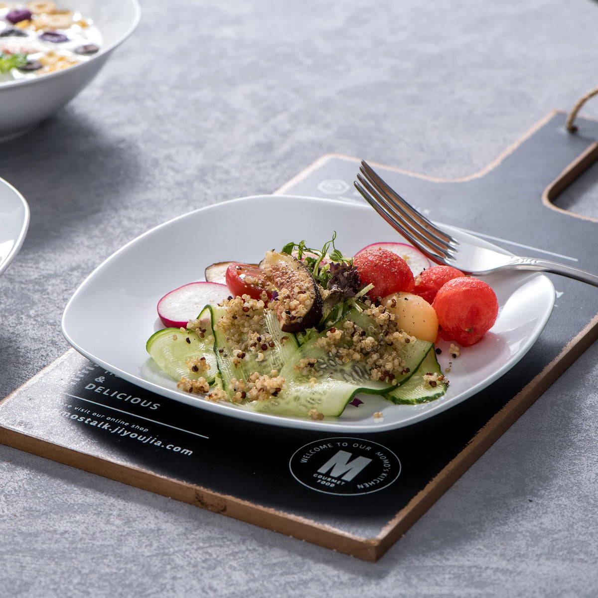 Malacasa Porcelain Dinnerware Set For Home Dining