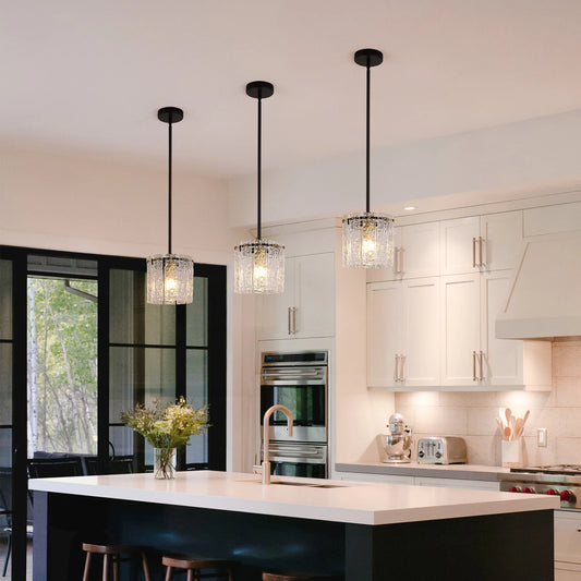 GreeLustr Crystal Glass Pendant Ceiling Light