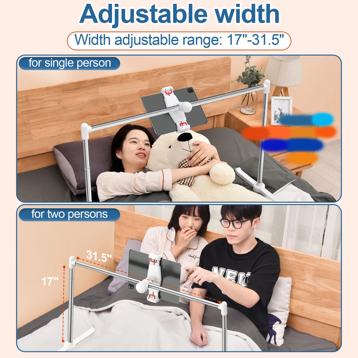 Oatsbasf Foldable Height Adjustable Phone And Tablet Stand