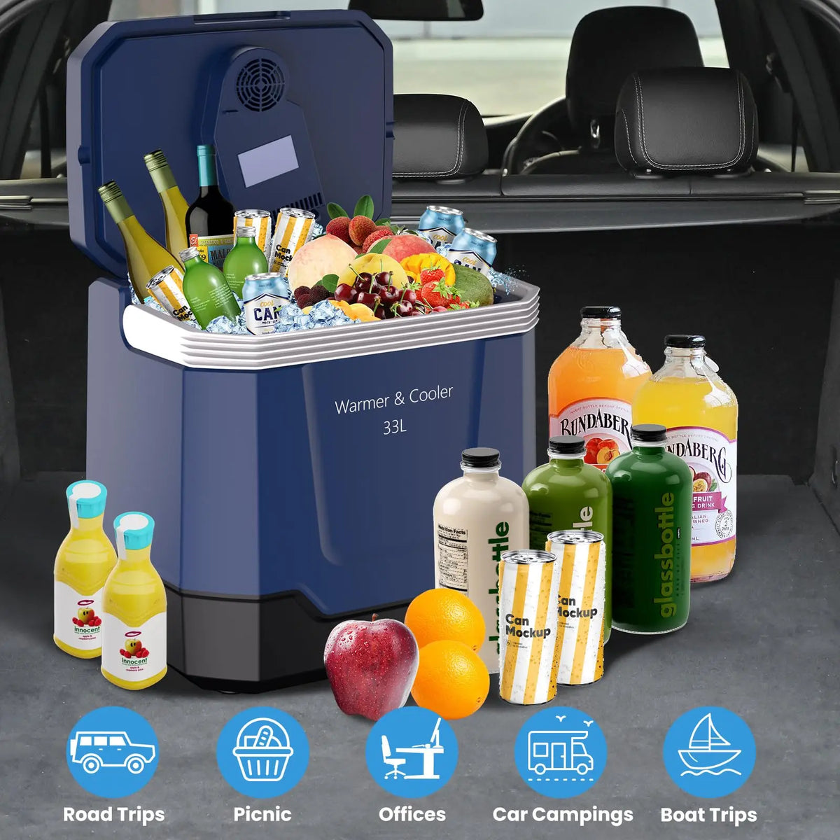 HiMISS Portable Electric Cooler and Warmer for Travel