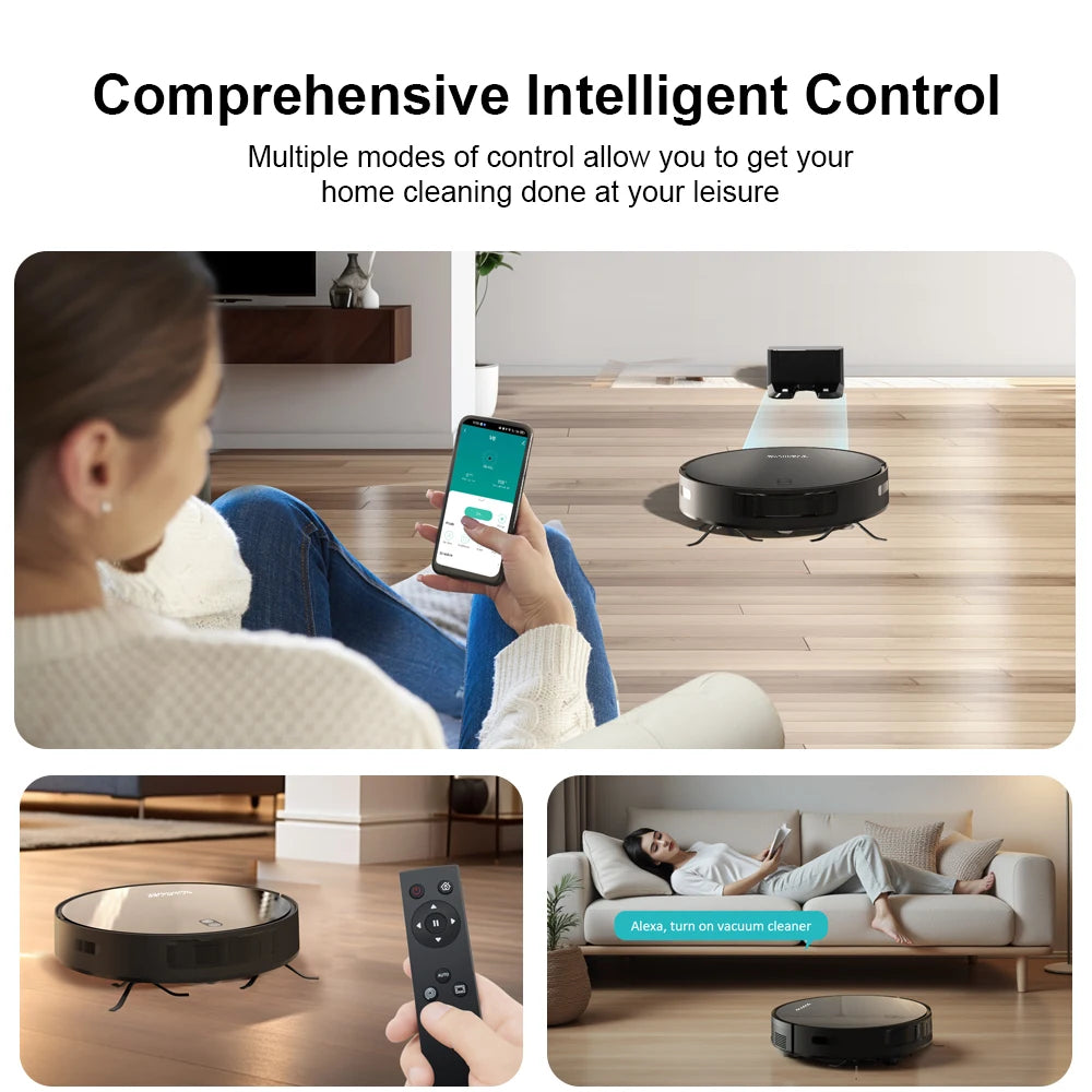 BOAIMORE Robot Vacuum And Mop With Smart Mapping