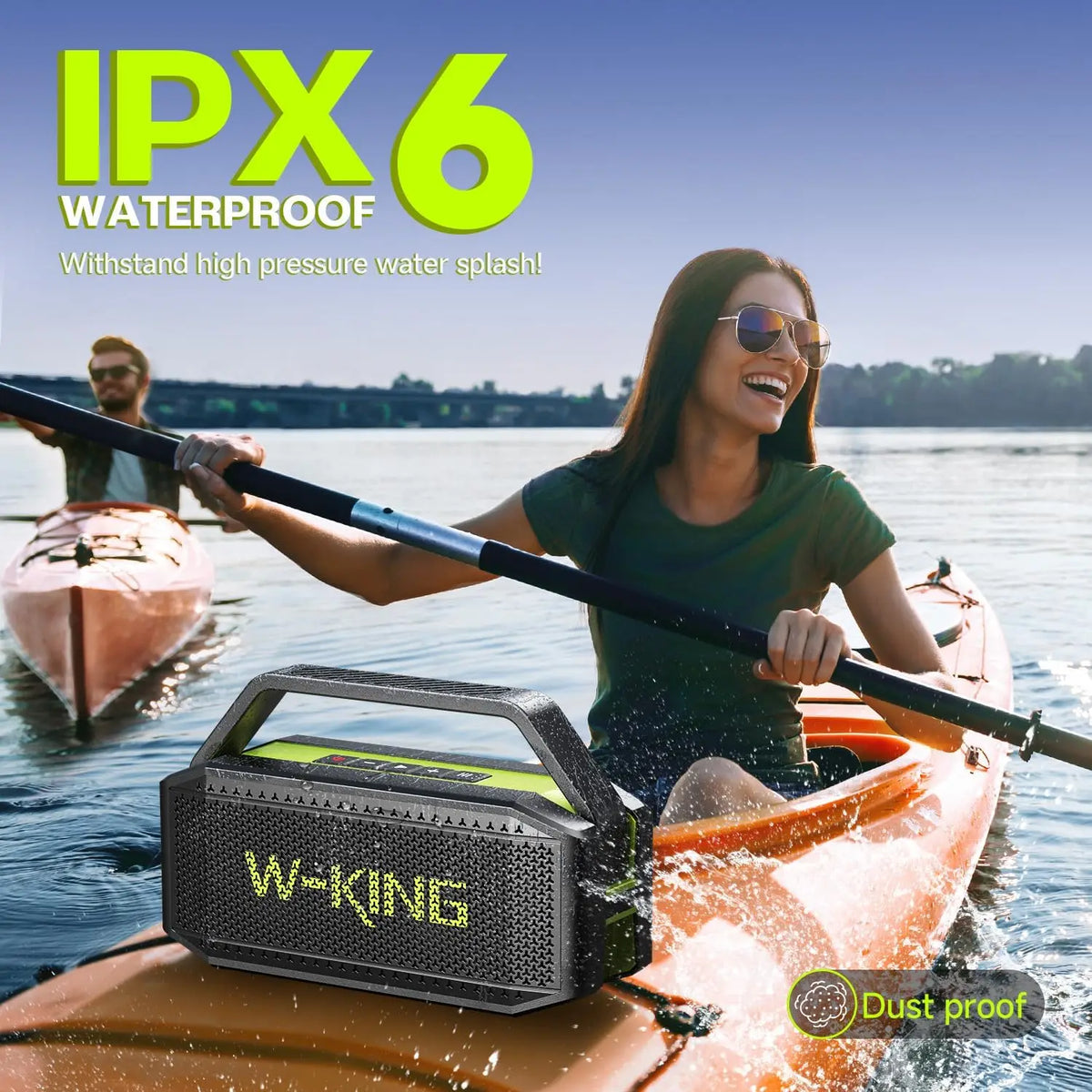W-King D9-1 100W Bluetooth Speaker Waterproof Portable