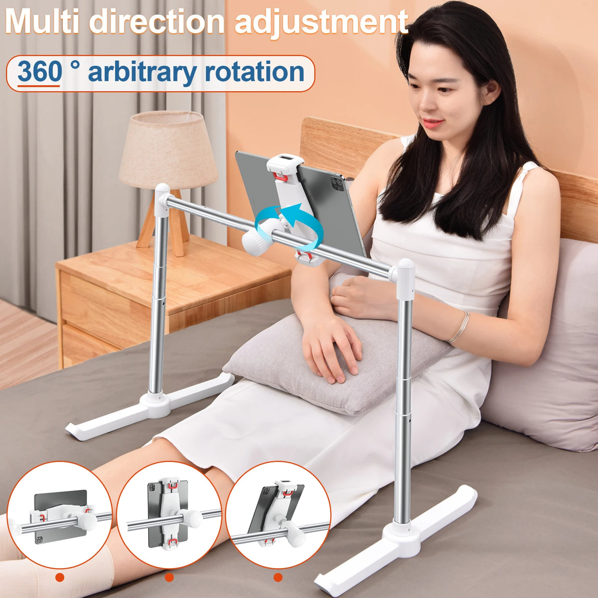 Oatsbasf Foldable Height Adjustable Phone And Tablet Stand
