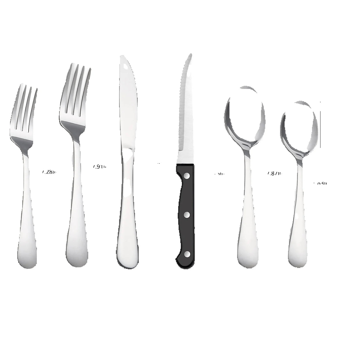 HANSMART Stainless Steel Flatware Set for Four
